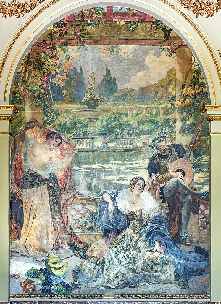 Paul Jean Gervais - Sala interna del Campidoglio di Tolosa, L'amore, felice fonte di vita a quarant'anni